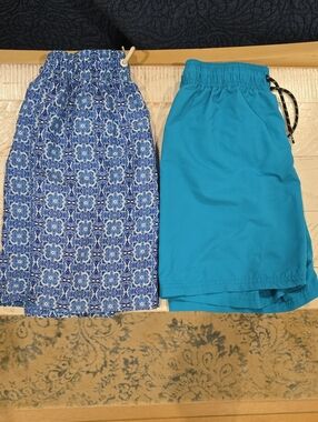 Youth Boys Medium Swim Trunks, Bundle Of 2